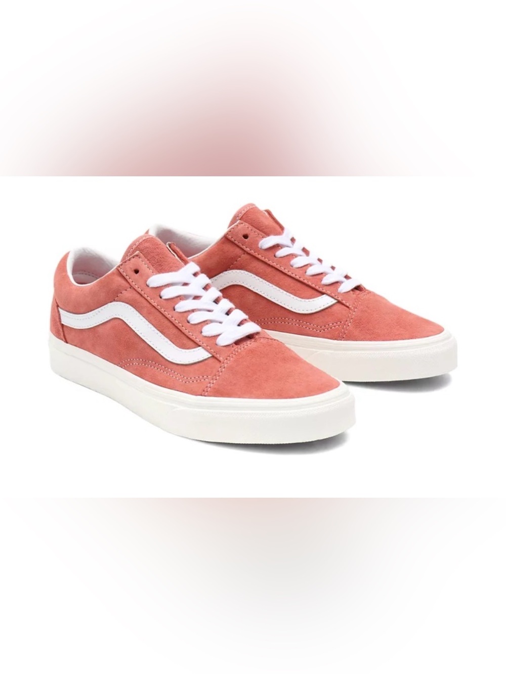 New Vans Old Skool Women's Suede Sneakers in Terracotta